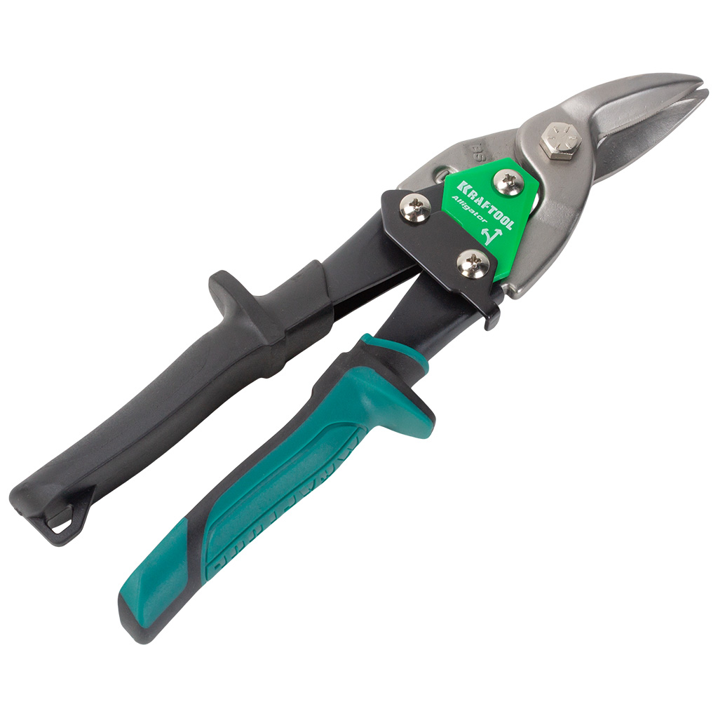 Ножницы по металлу Kraftool Alligator, левый рез 250мм