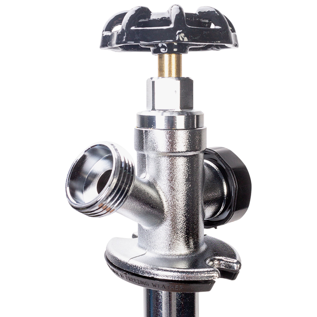 Кран незамерзающий для стен TIM, уличный, 450мм