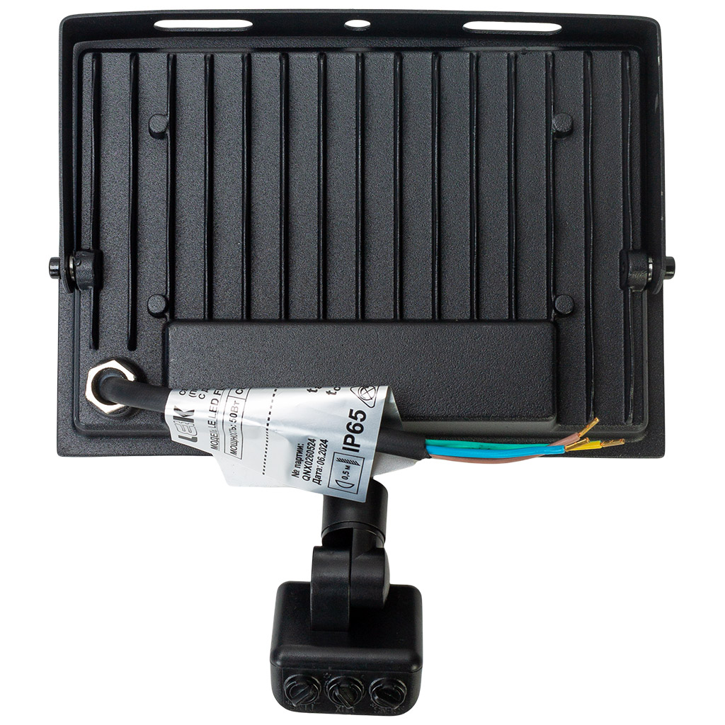 Прожектор светодиодный Leek, 50Вт, 6500К, с сенсором, IP65, черный