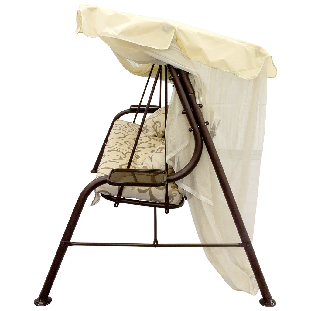 Качели садовые Варна с1103, 3-х местные, 2310х1260х1480мм