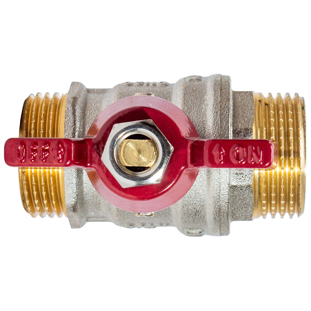 Кран шаровый для воды TIM, 3/4" ш-ш, бабочка