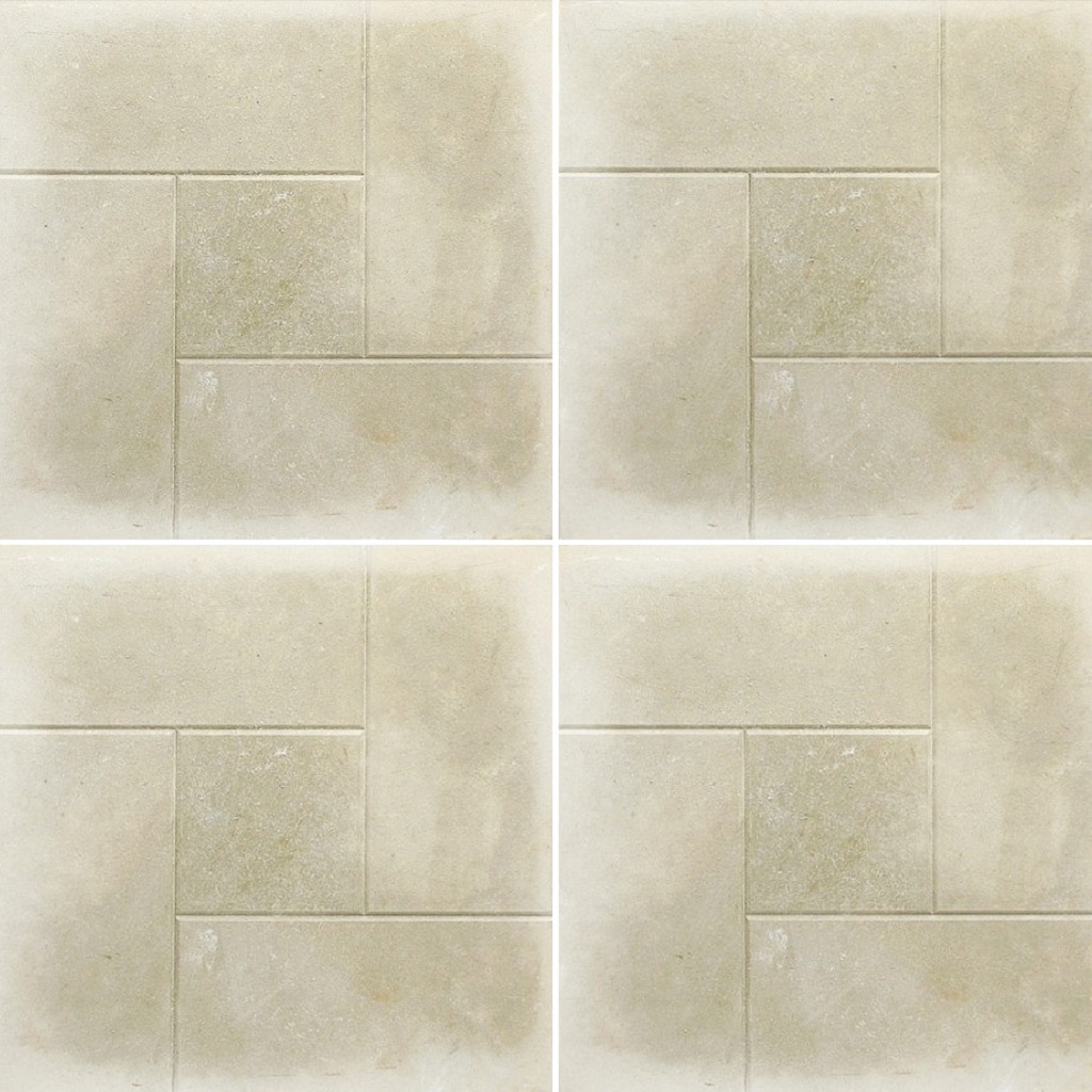 Плитка  тротуарная "4 кирпича ", 300х300мм, серая