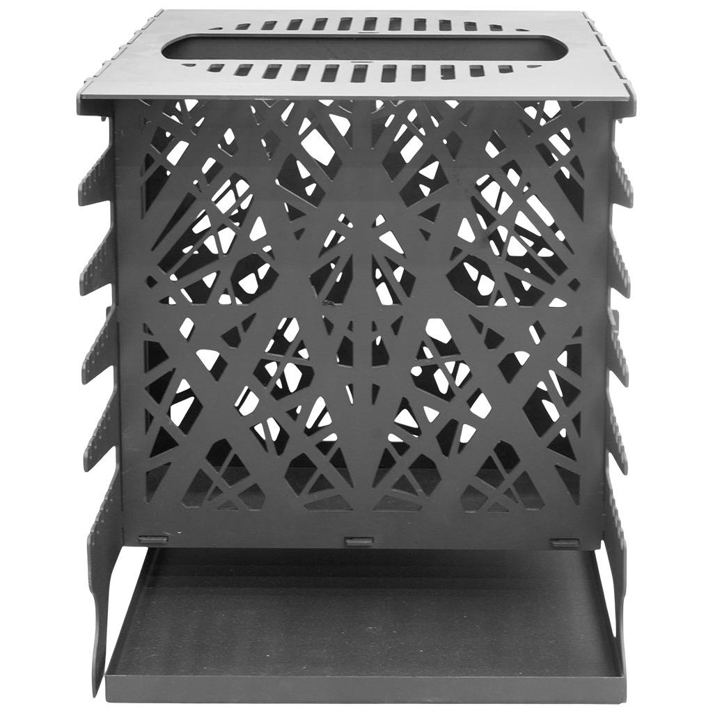 Мангал вертикальный Везувий, разборный, 390х350х420х3мм