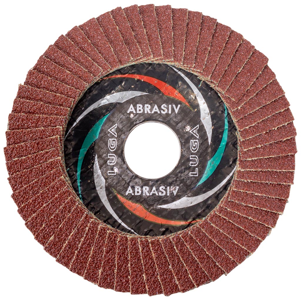 Круг шлифовальный лепестковый Луга, 115х22.2мм, Р40, торцевой
