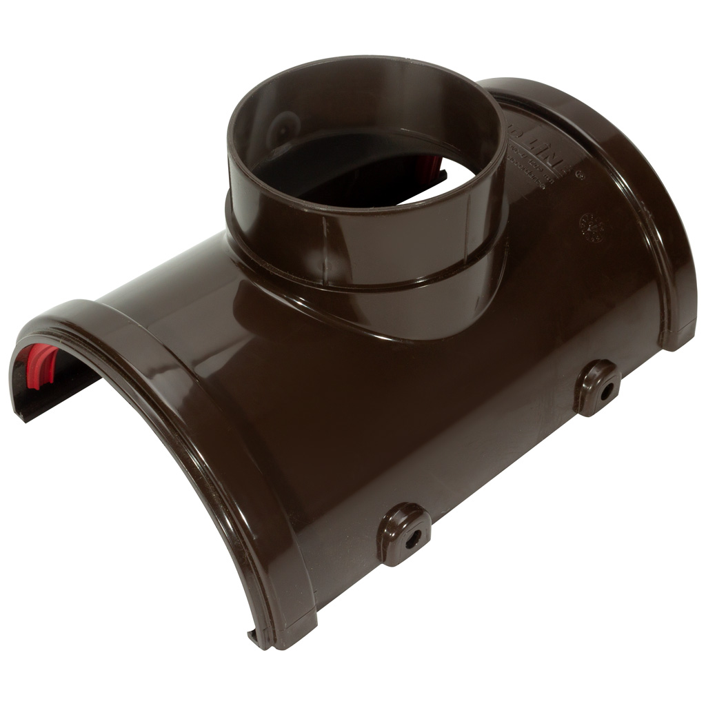 Воронка водосточная Grand Line d-120/90мм, коричневый