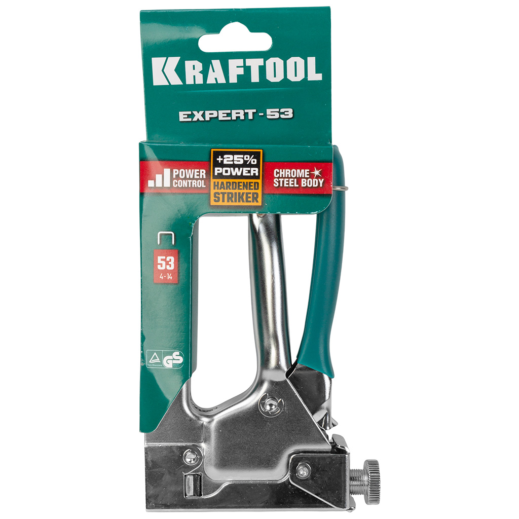 Степлер Kraftool Expert-53, 4-14мм, тип 53, металлический корпус