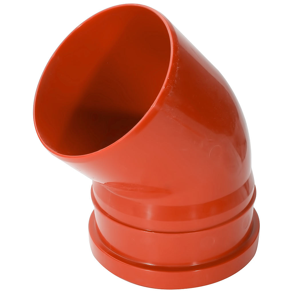 Отвод для наружной канализации d 110мм, угол 45°