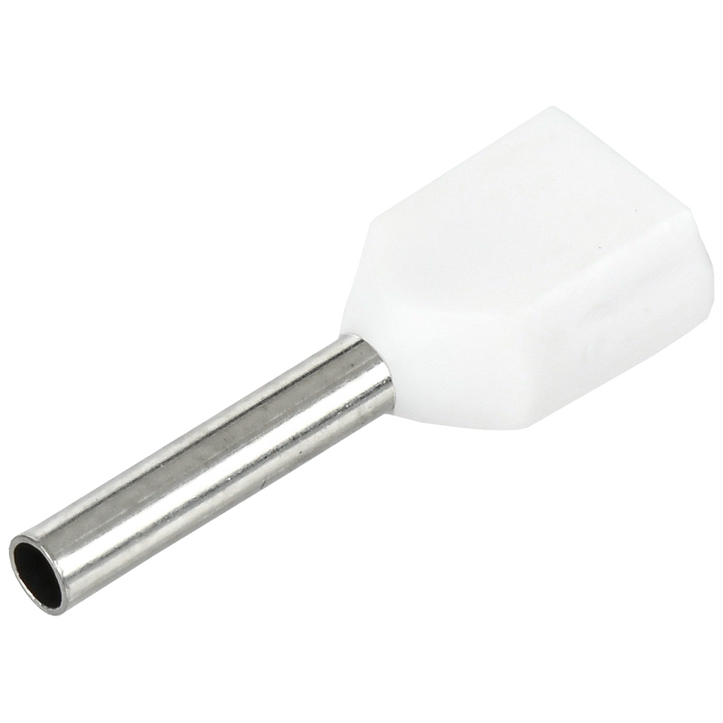 Наконечник НШВИ ИЭК, 0,75-10мм, белый, 20шт/уп.
