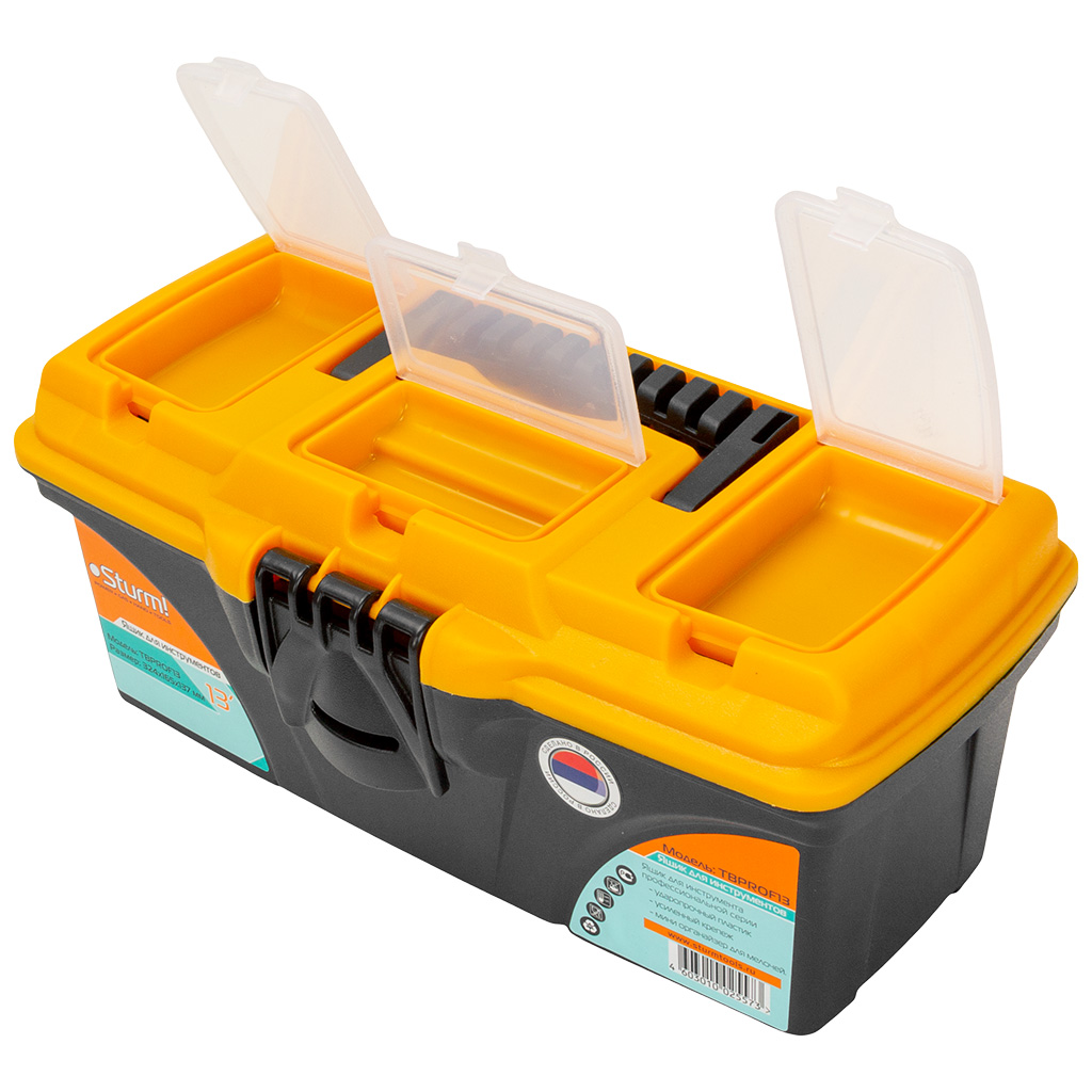Ящик для инструментов Sturm!, пластиковый, 324х165х137мм