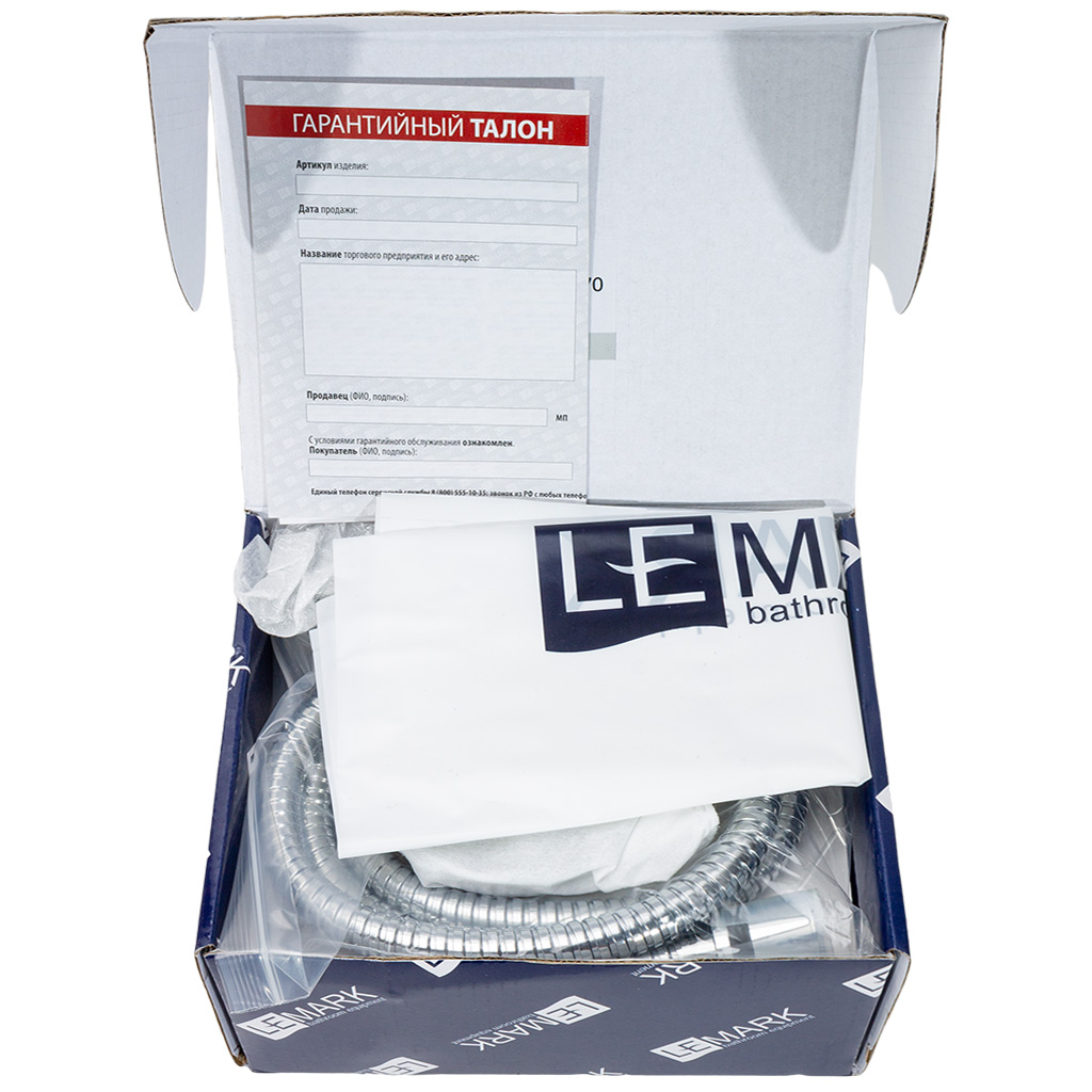 Смеситель Lemark Solo LM7170CW, с гигиеническим душем