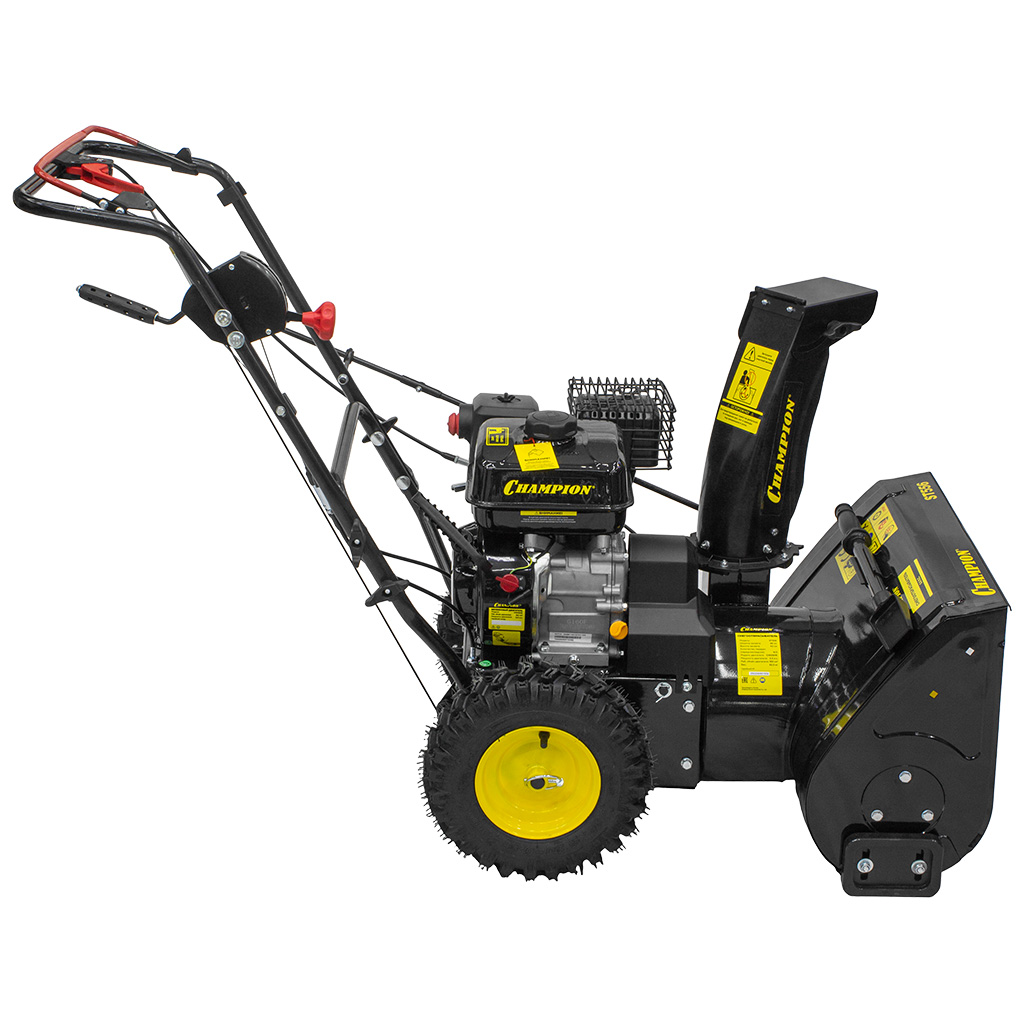 Снегоуборочная машина бензиновая Champion ST556, ручной старт