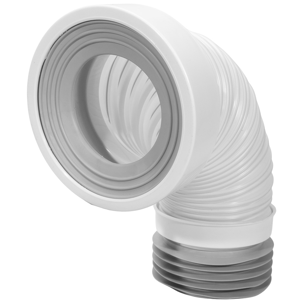 Гофра для унитаза армированная Aquant, L360мм