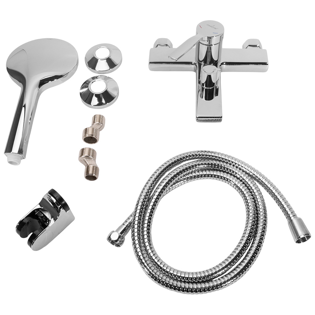 Смеситель для ванны Mixline ML40-01, хром