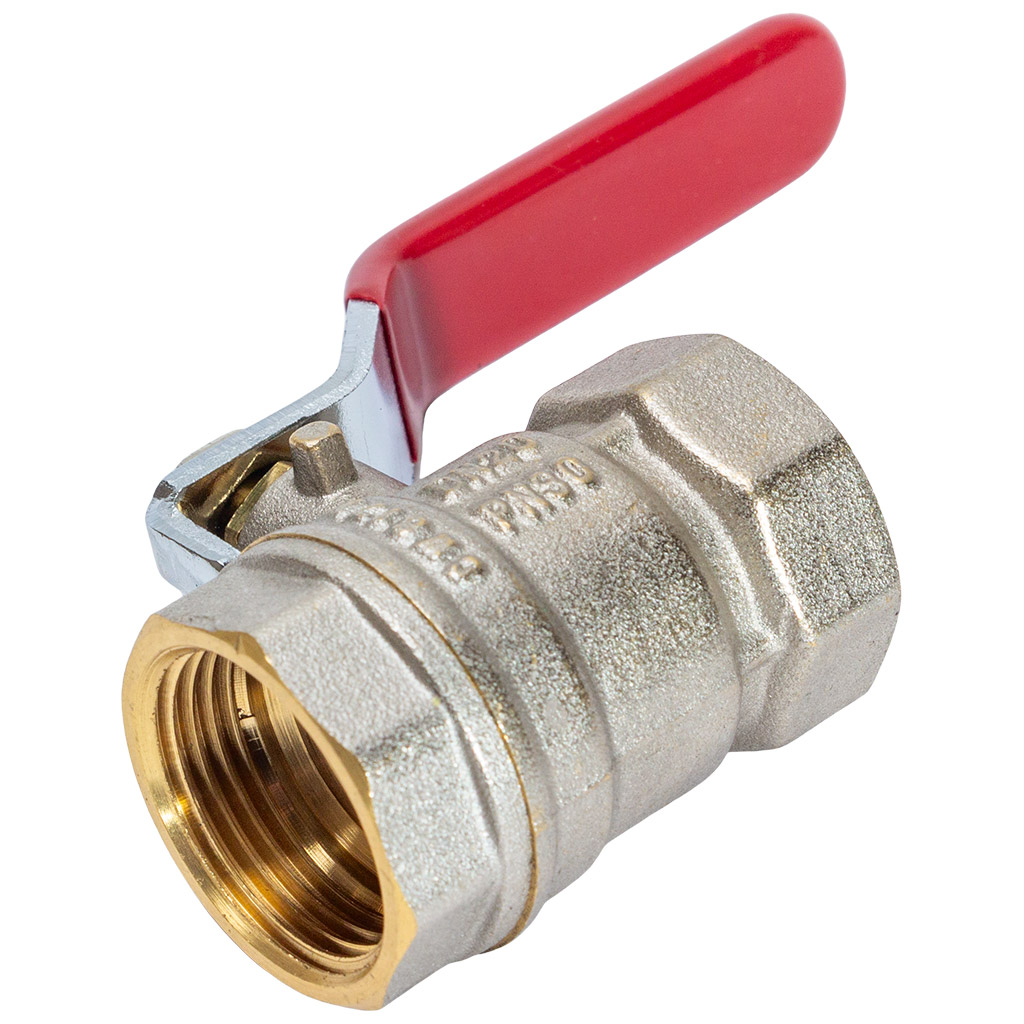 Кран шаровый для воды TIM, 3/4" г-г, рычаг