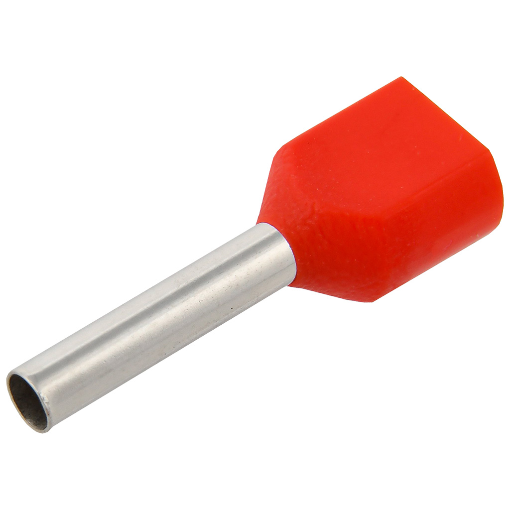 Наконечник НШВИ ИЭК, 1.5-12мм, красный, 20шт/уп.