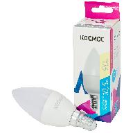 Лампы светодиодные Лампа светодиодная Космос, свеча, 10.5Вт, E14, 3000К Лампа светодиодная Космос, свеча, 10.5Вт, E14, 3000К цены в Воронеже