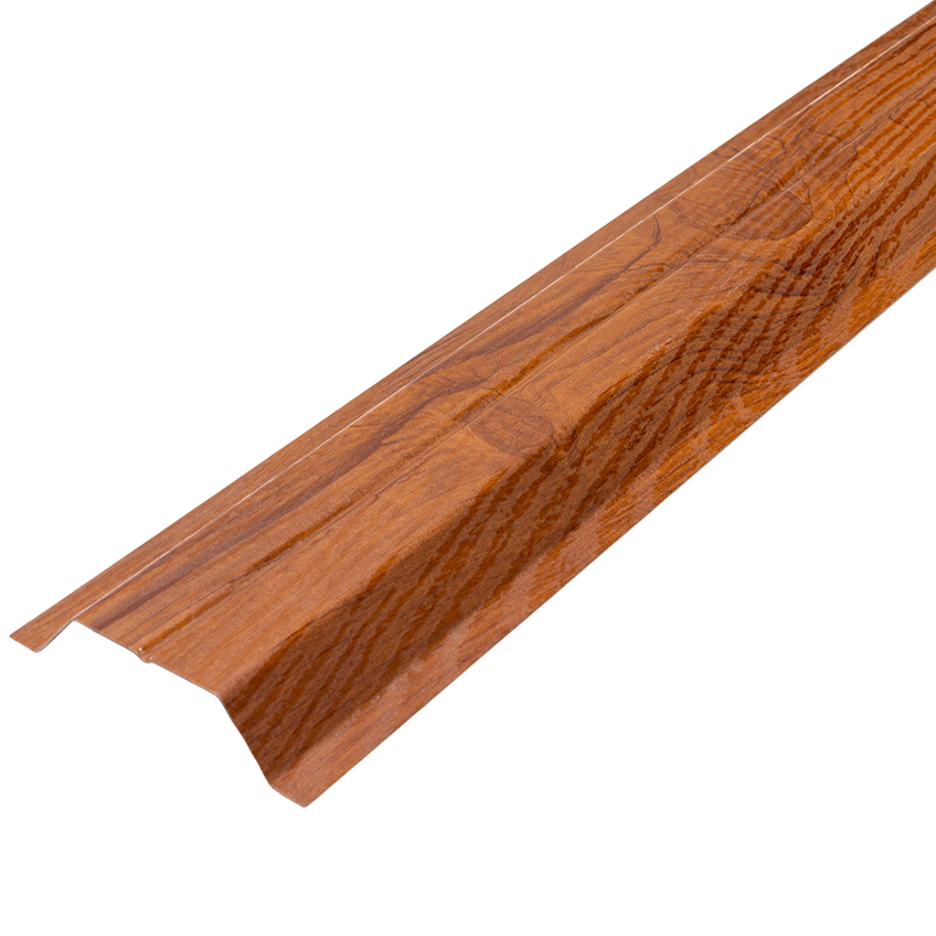 Штакетник металлический, 105 х 1500мм, Print Premium Golden Wood, П-образный