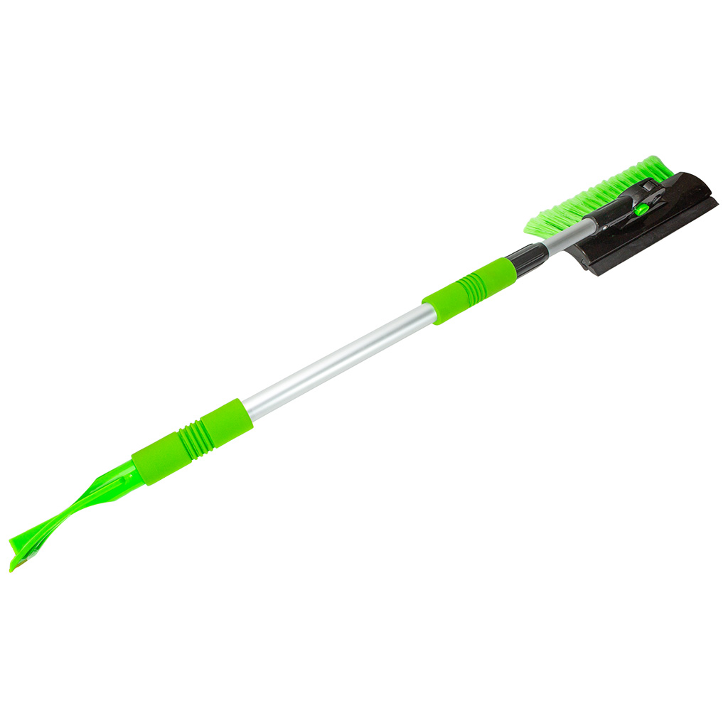 Щетка для снега Expert, телескопическая ручка со скребком и сгоном