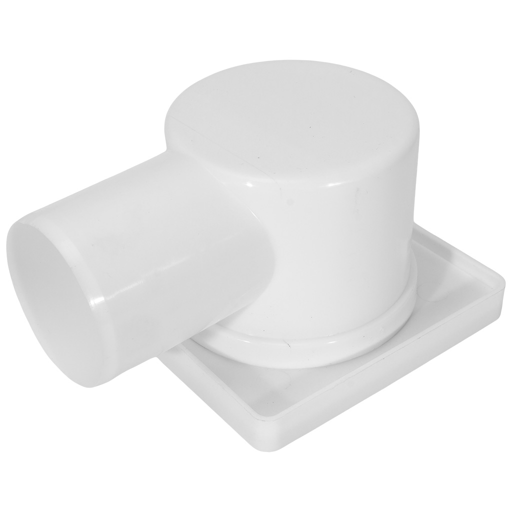 Трап Aquant, горизонтальный выпуск, для внутренней канализации D50, 100х100мм