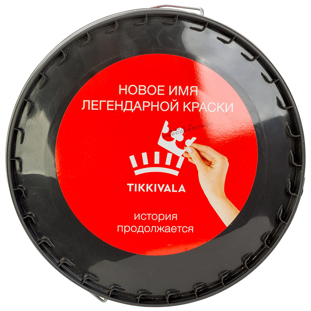 Краска водно-дисперсионная Tikkurila Euro Power-7, для стен и потолка, моющаяся, матовая, база С, 13кг