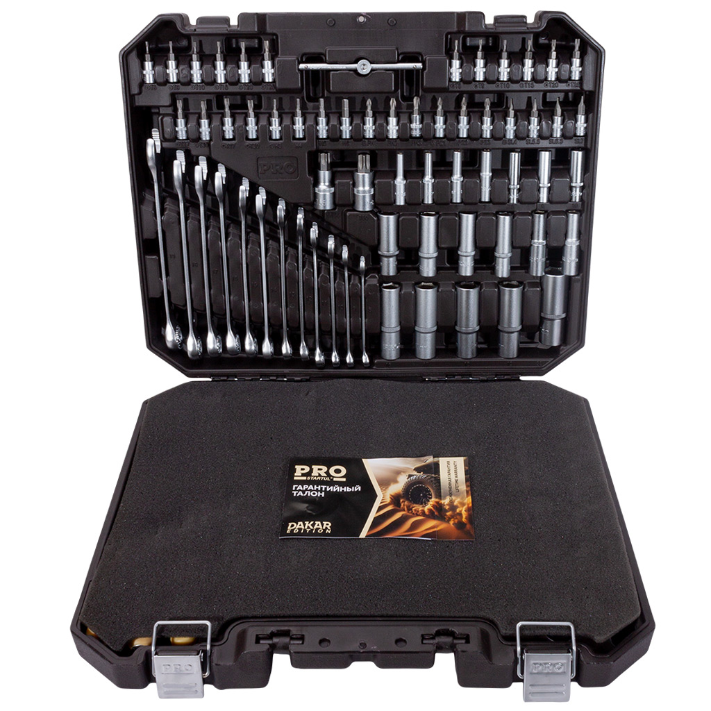 Набор торцевых головок и ключей Startul Pro Dakar, 219 предмет, 1/4", 3/8", 1/2"