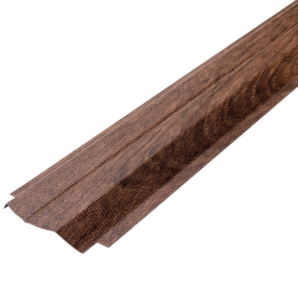 Штакетник металлический, 105 х 1500мм, Print Premium Antique Wood, П-образный, двухсторонний прокрас