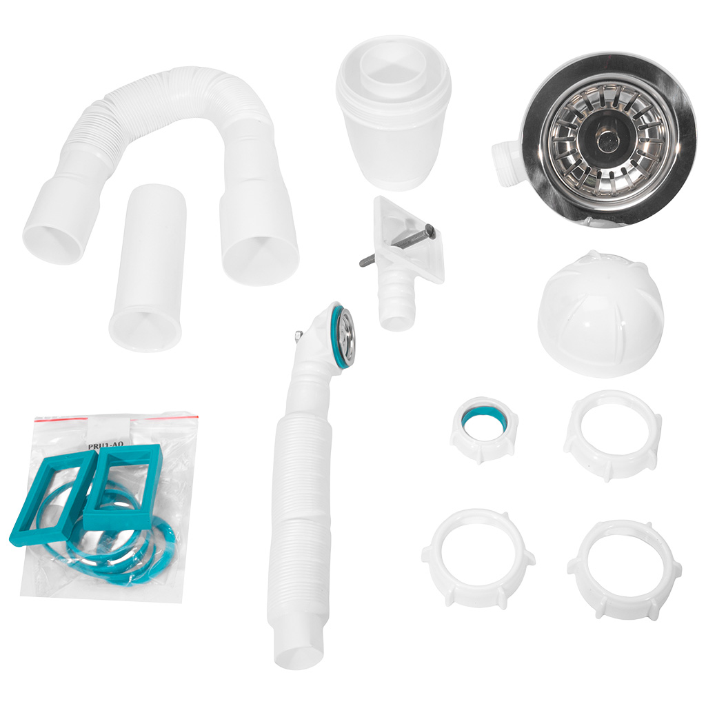 Сифон для мойки Aquant, D40-50мм, L700мм