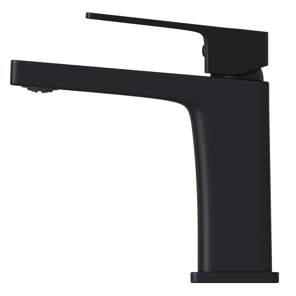 Смеситель Mixline Solo black ML34-04, для умывальника, черный