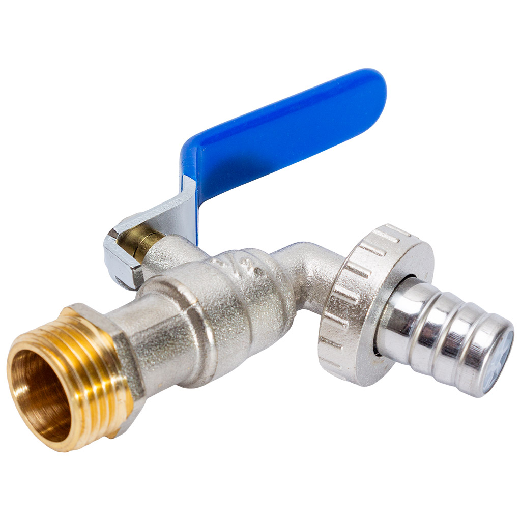 Кран шаровый водоразборный TIM, 1/2", рычаг