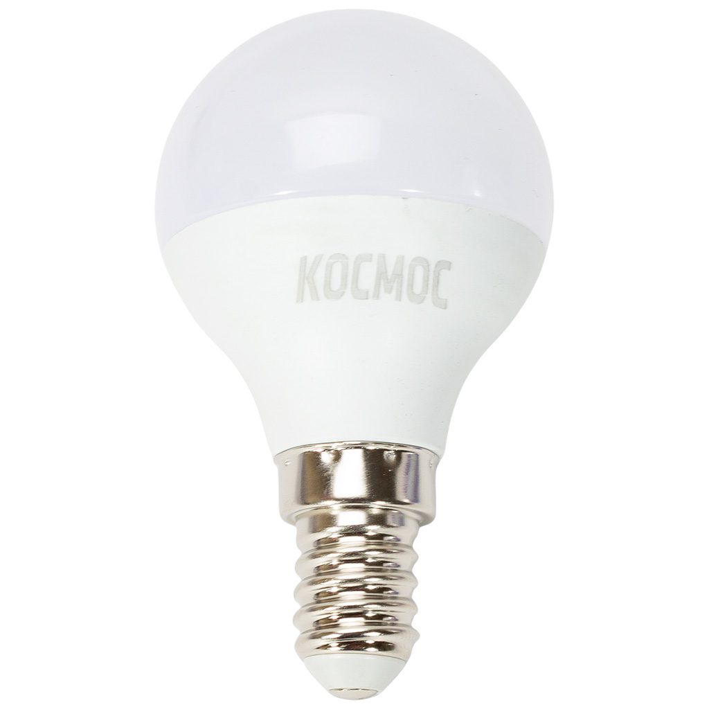 Лампа светодиодная Космос, шар, 10.5Вт, Е14, 4500К