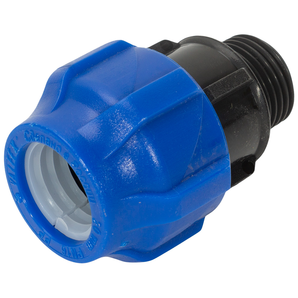 Муфта ПНД, ДУ20х1/2", с наружной резьбой