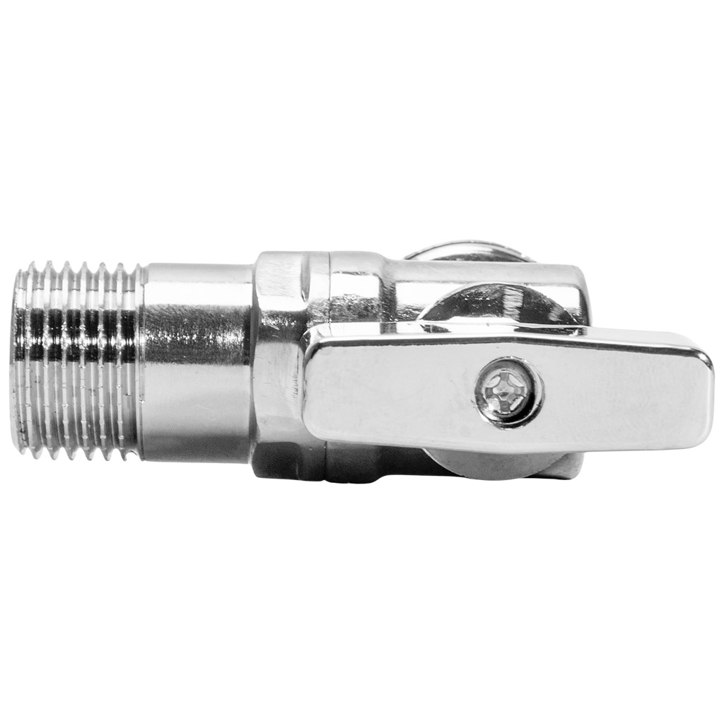 Кран шаровый для воды TIM, 1/2" х 3/4" ш-ш, угловой