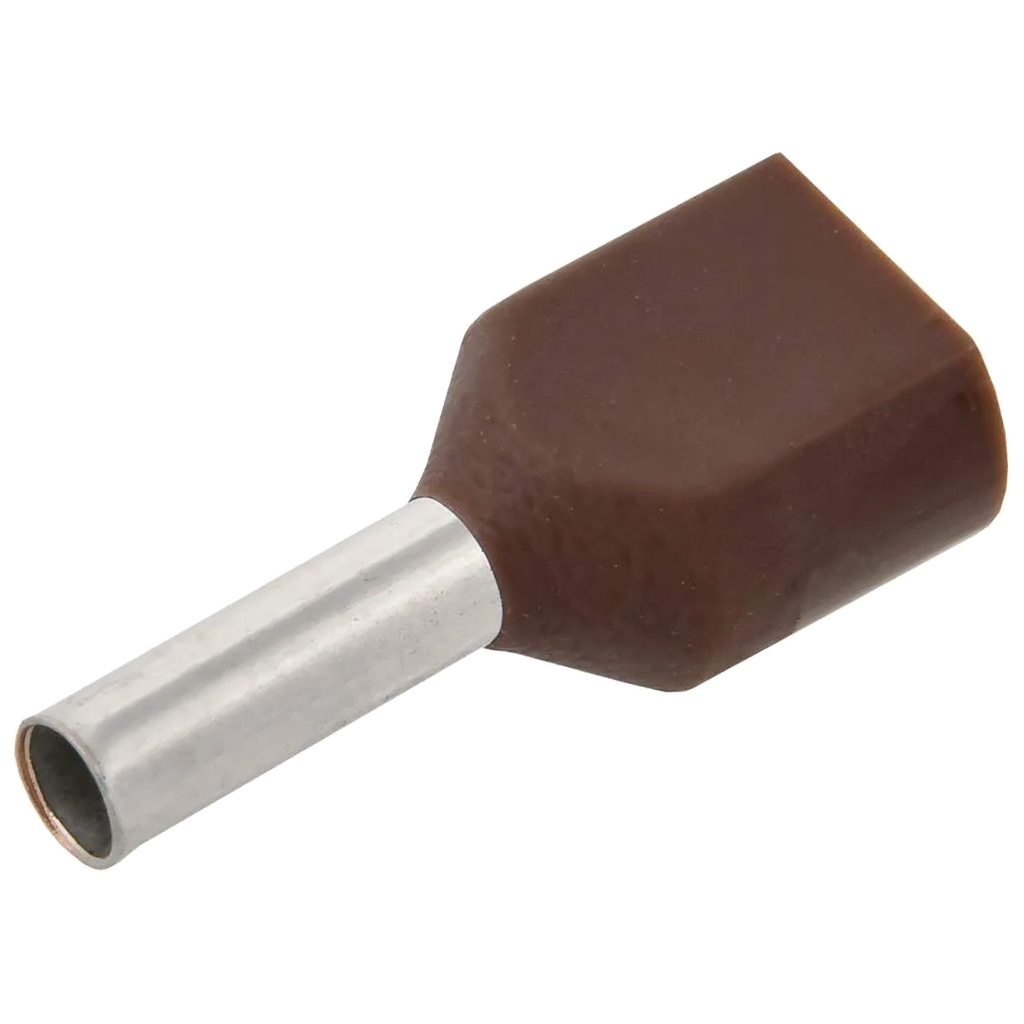 Наконечник НШВИ ИЭК, 1.5-8мм, коричневый, 20шт/уп.