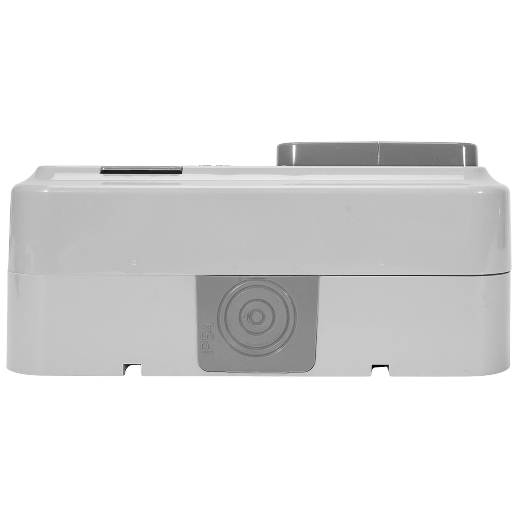 Блок открытой проводки Bylectrica Пралеска Аква, розетка+2 кл. выключатель, IP54, серый