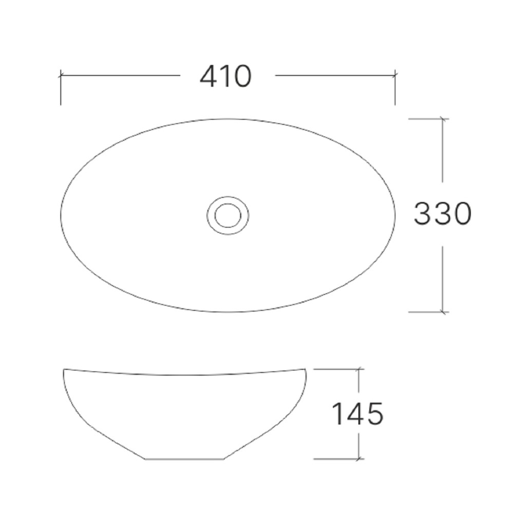 Умывальник накладной Eva Gold А433CDGRM, овальный, серый матовый