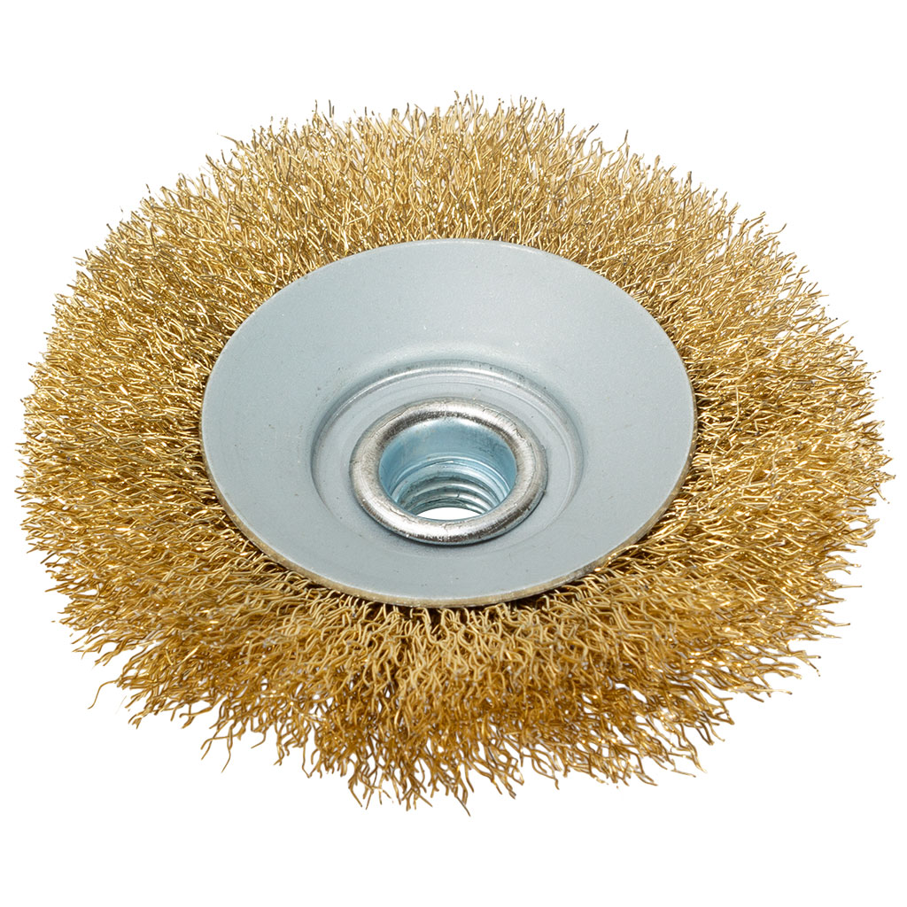 Корщетка-колесо с наклоном FIT, гайка М14, 100мм