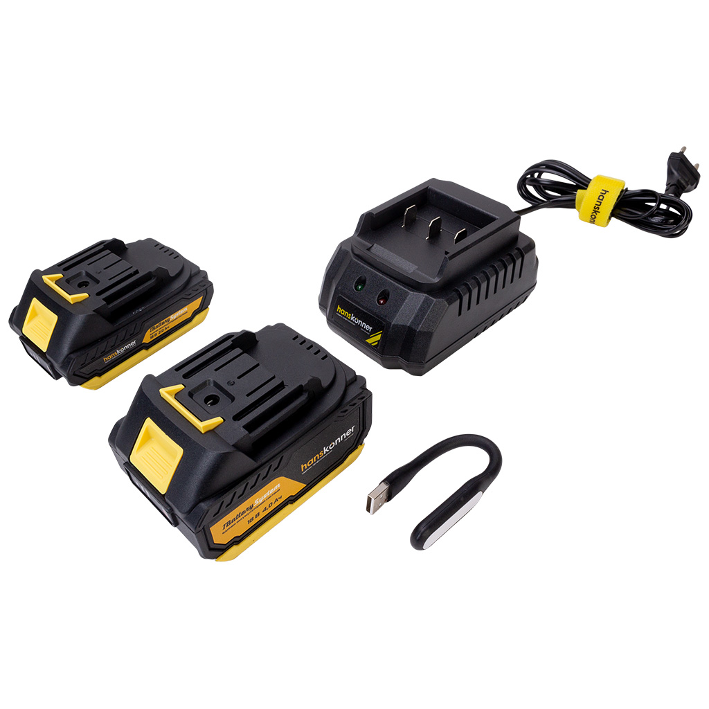 Дрель ударная Hanskonner, аккумуляторная, с бесщеточным двигателем, 18В, HCD18165BLI