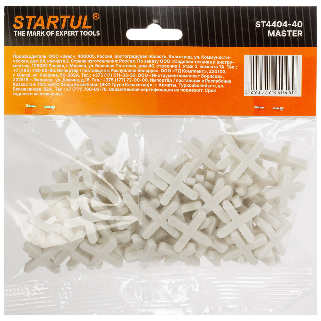 Крестики для кафеля Startul Master, 4.0мм, 200 шт