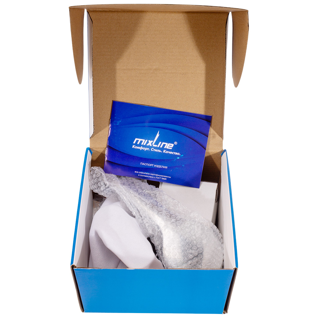 Смеситель для ванны Mixline ML14-01, хром