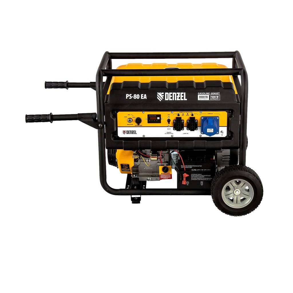 Генератор бензиновый Denzel PS-80EA, 8.0 кВт