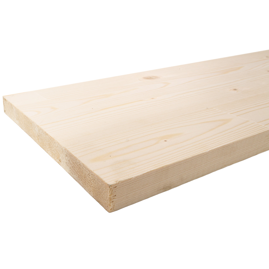Щит мебельный, хвоя 18 х 400х 1200мм, класс "AB"