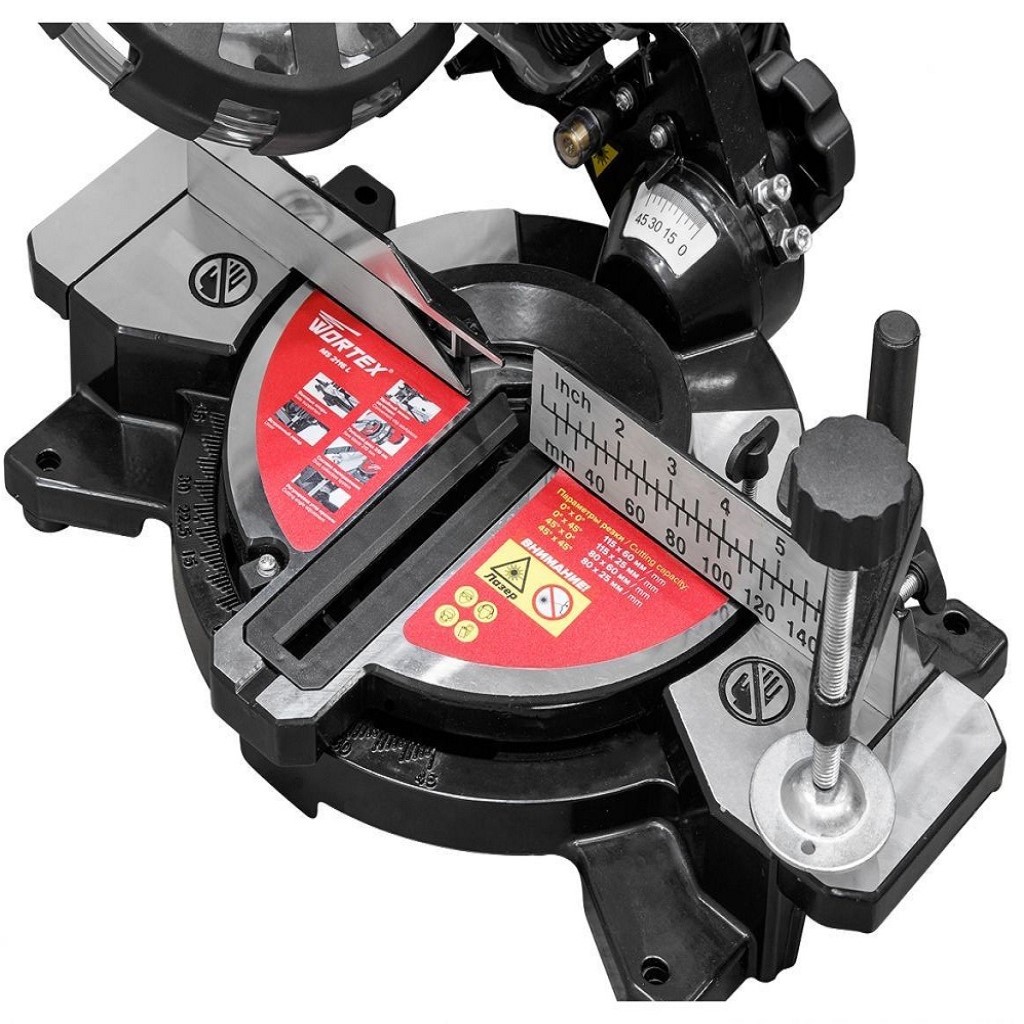 Пила торцовочная Wortex MS 2116 L, диск 210мм, 1500Вт