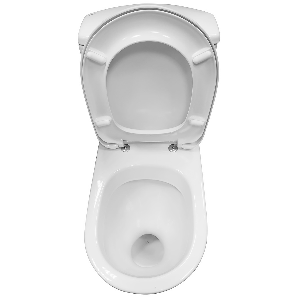 Унитаз-компакт Santek Алькор, нижняя подводка, выпуск косой