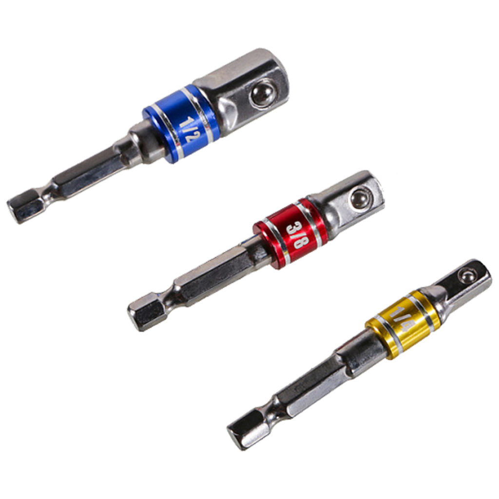 Набор адаптеров Hanskonner, для торцевых головок 1/4, 3/8, 1/2