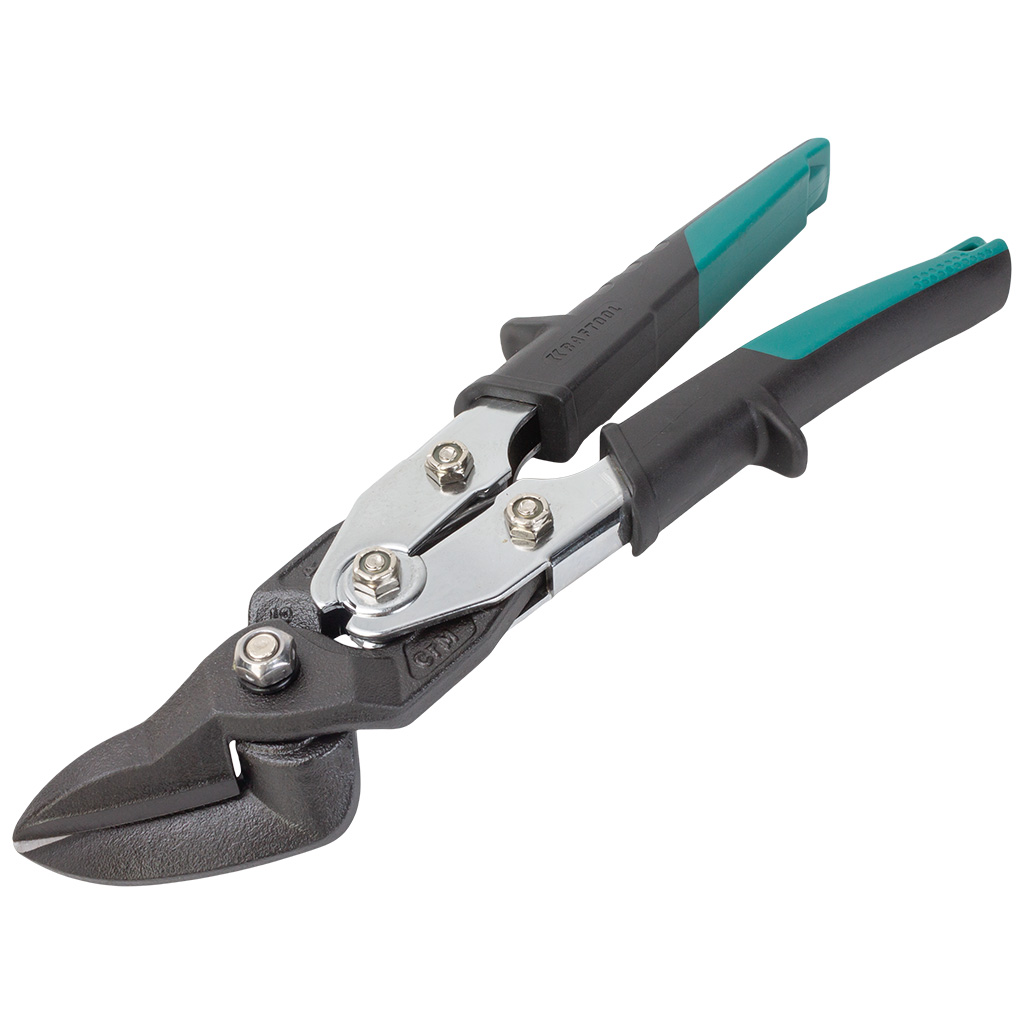 Ножницы по металлу Kraftool Bulldog, правый рез усиленные 260мм