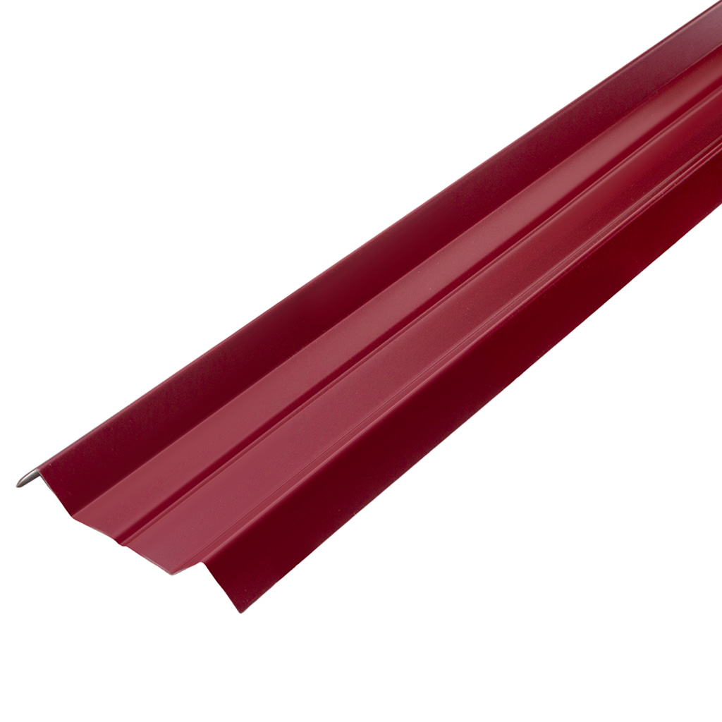 Штакетник металлический, 105 х 1500мм, RAL 3005 красное вино, М-образный