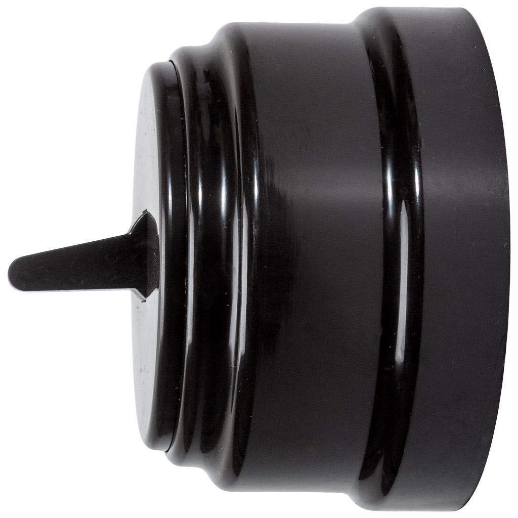 Выключатель открытой проводки Bylectrica Ретро, 1-клавишный, тумблерный, темный шоколад