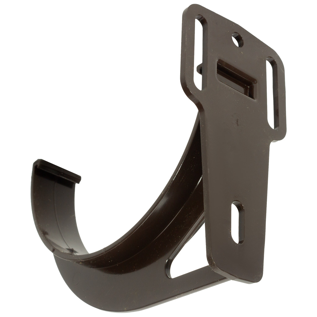 Кронштейн желоба водосточного Grand Line d-120, коричневый RR32