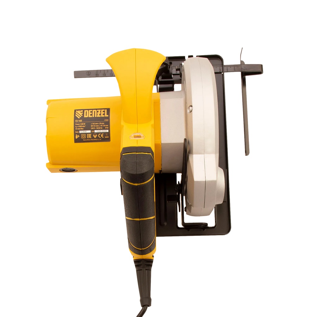 Пила циркулярная Denzel CS-165, 1200Вт
