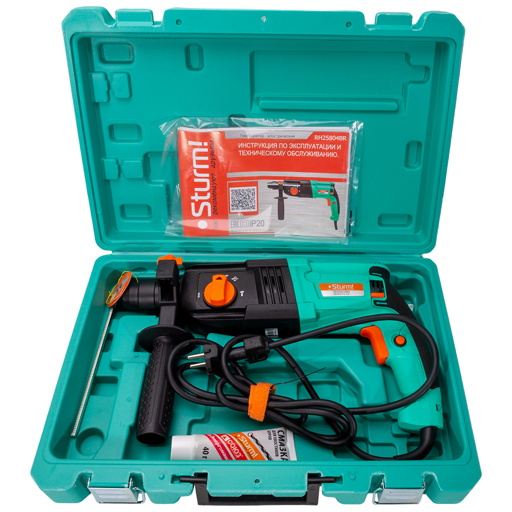 Перфоратор Sturm! RH25804BR, 800Вт